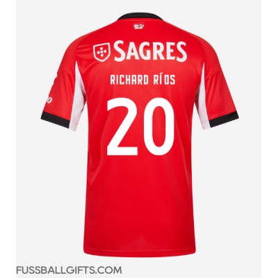Benfica Richard Rios #20 Fußballbekleidung Heimtrikot 2025-26 Kurzarm Benfica Richard Rios #20 Fußballbekleidung Heimtrikot 2025-26 Kurzarm
